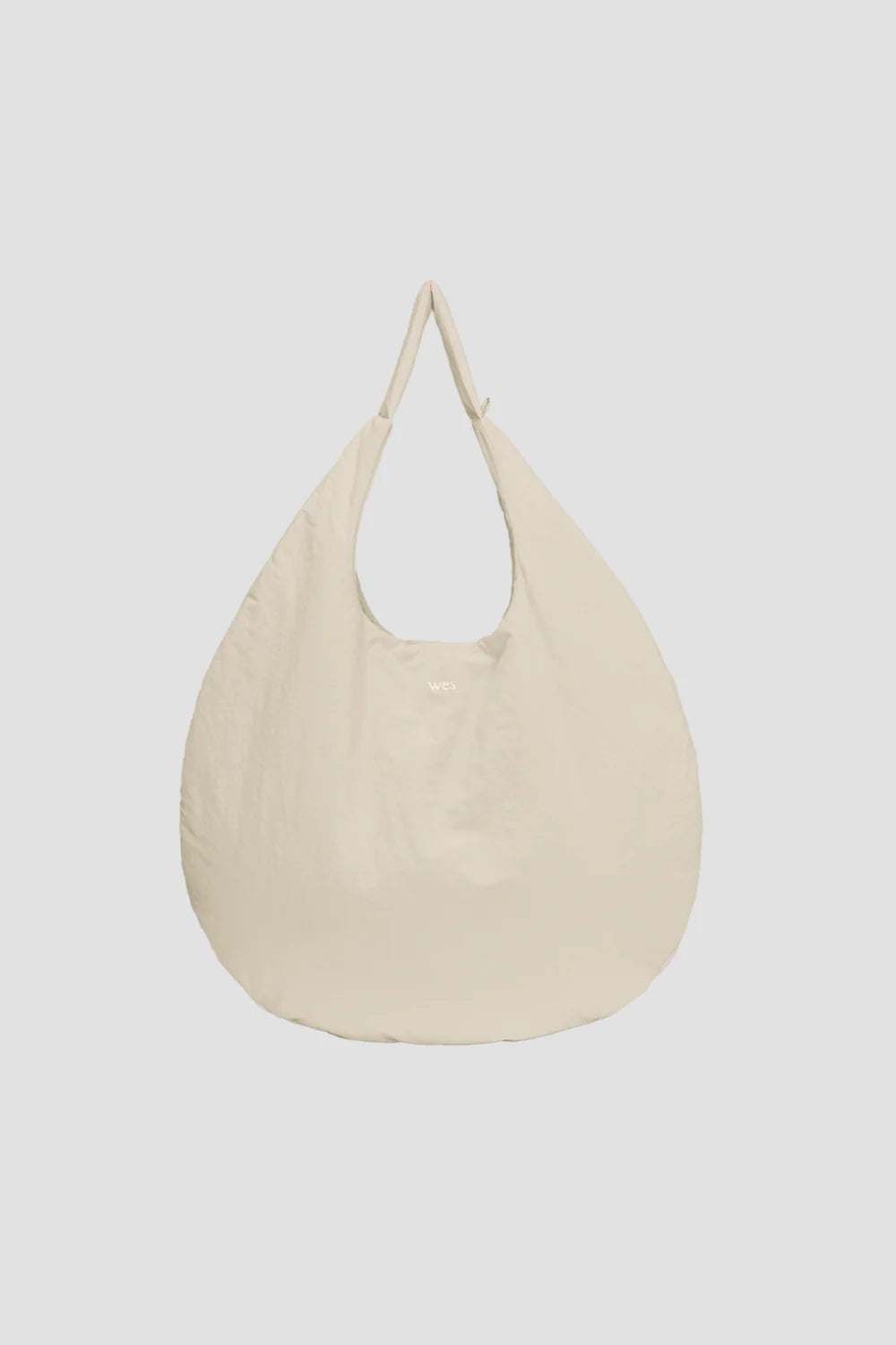 Large Egg Nylon Tote (Off White) - BEV C multi label store