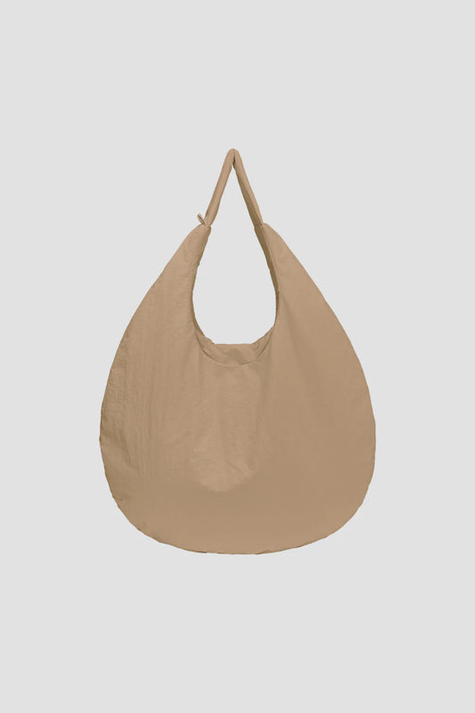 Large Egg Nylon Tote (Sand) - BEV C multi label store