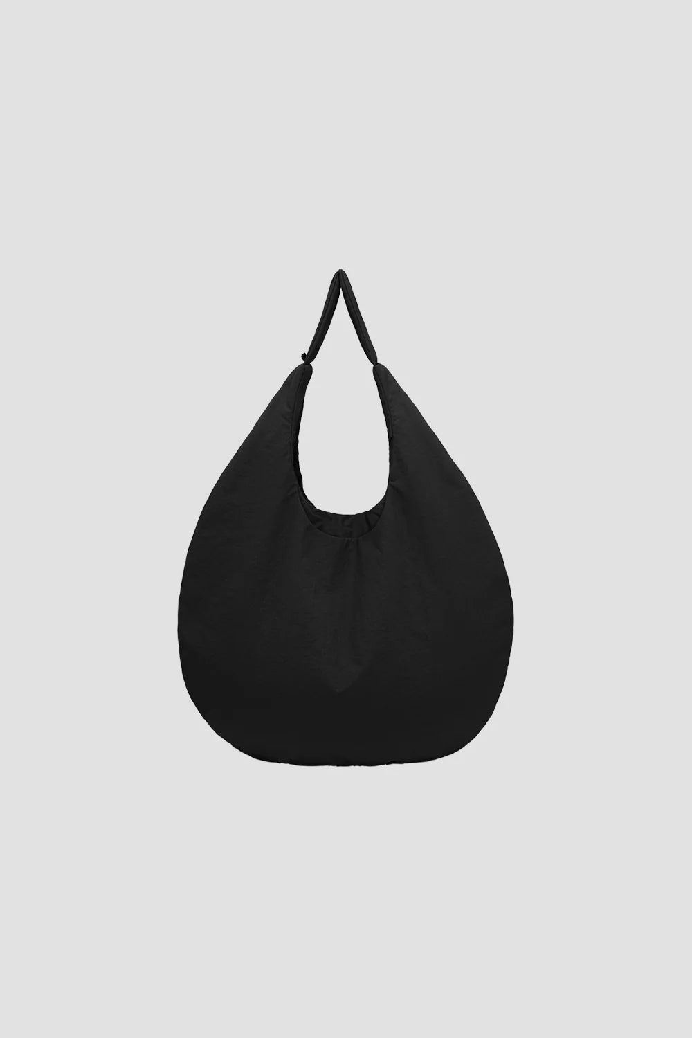 Medium Egg Nylon Tote (Black) - BEV C multi label store