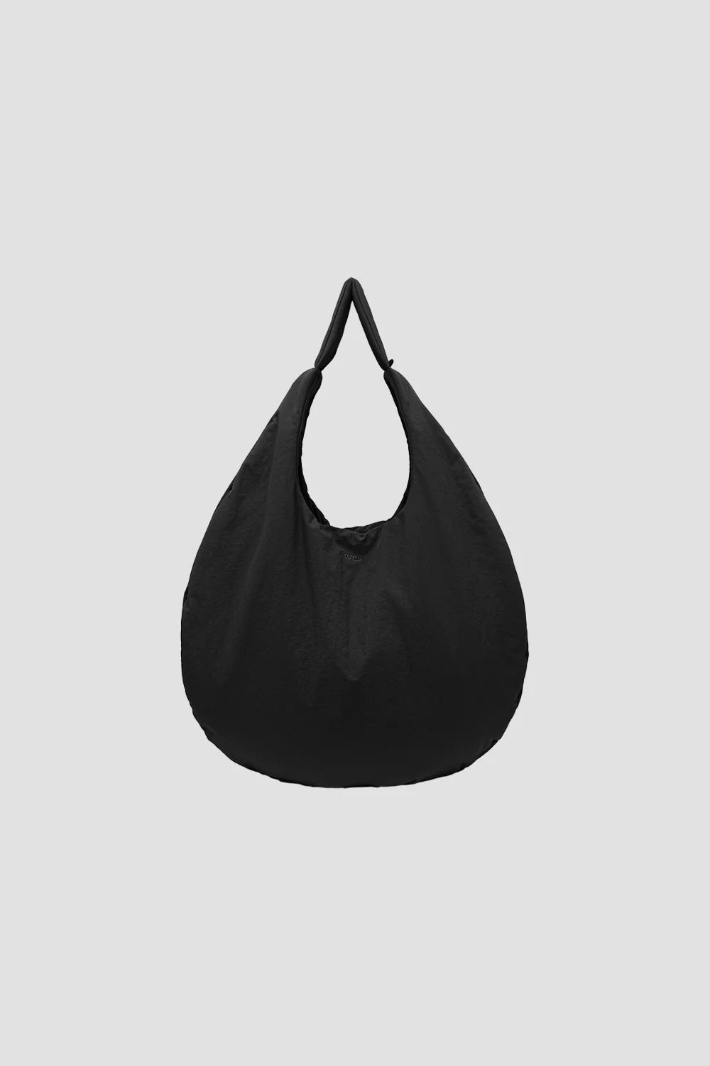 Medium Egg Nylon Tote (Black) - BEV C multi label store