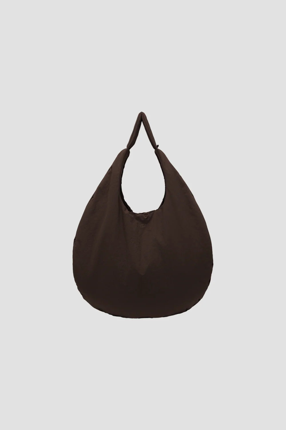 Medium Egg Nylon Tote (Brown) - BEV C multi label store