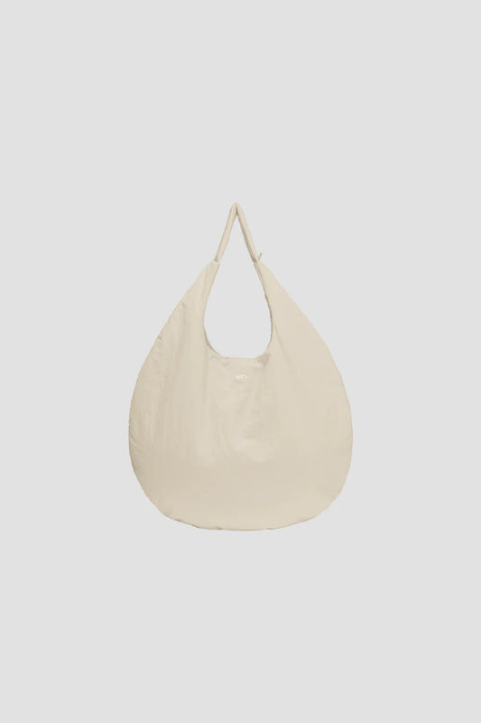 Medium Egg Nylon Tote (Off White) - BEV C multi label store