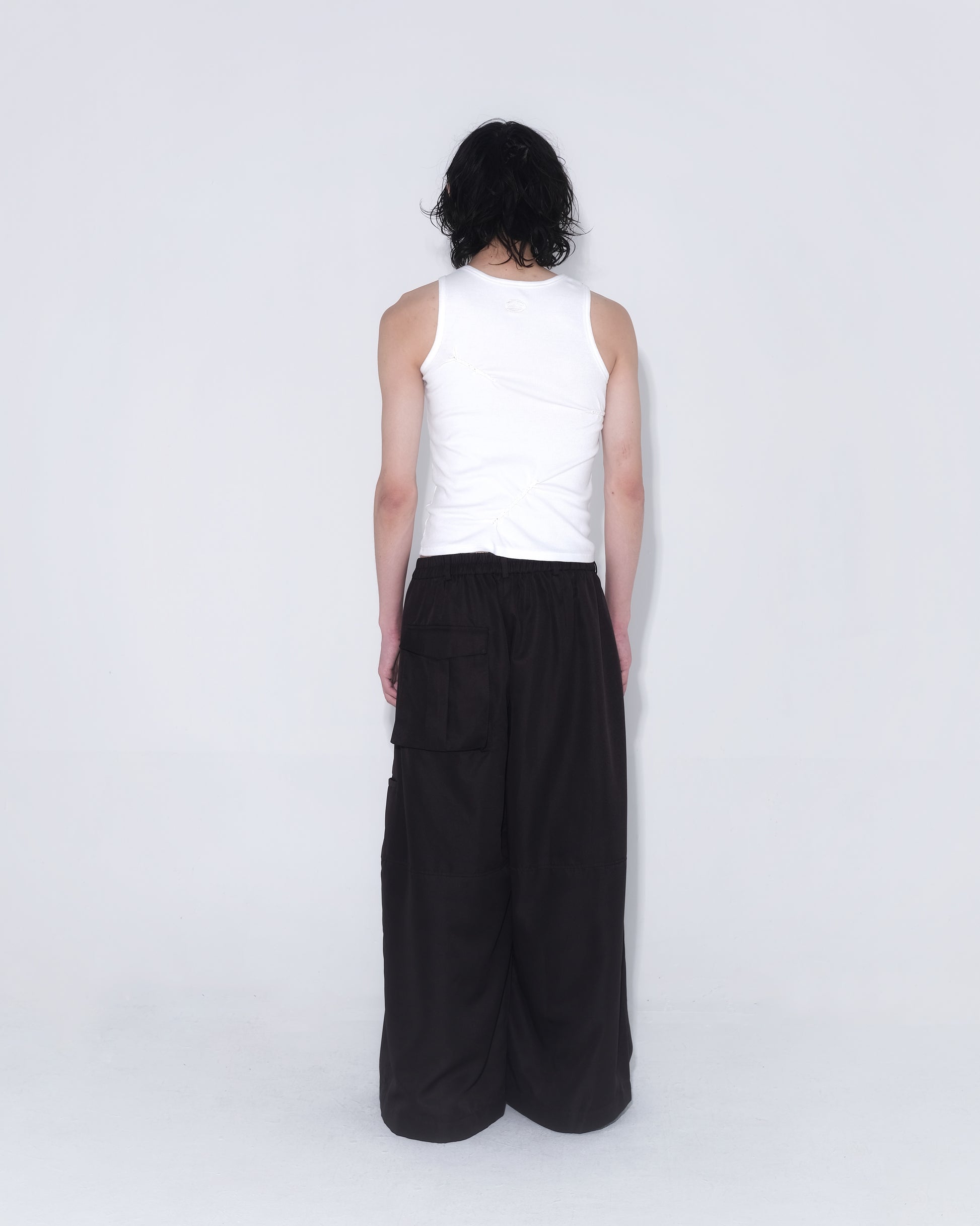 Dudu Overwrap Pants in Dark Brown - BEV C multi label store
