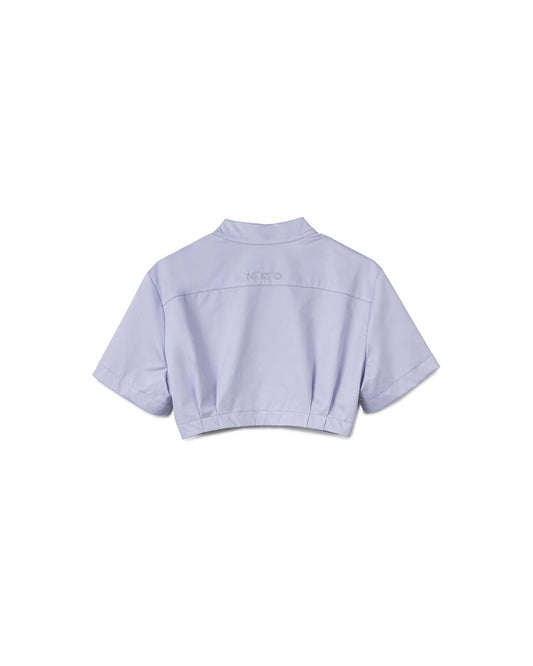 VOL.3_CH.1 Panel Cropped Top - Purple - BEV C multi label store