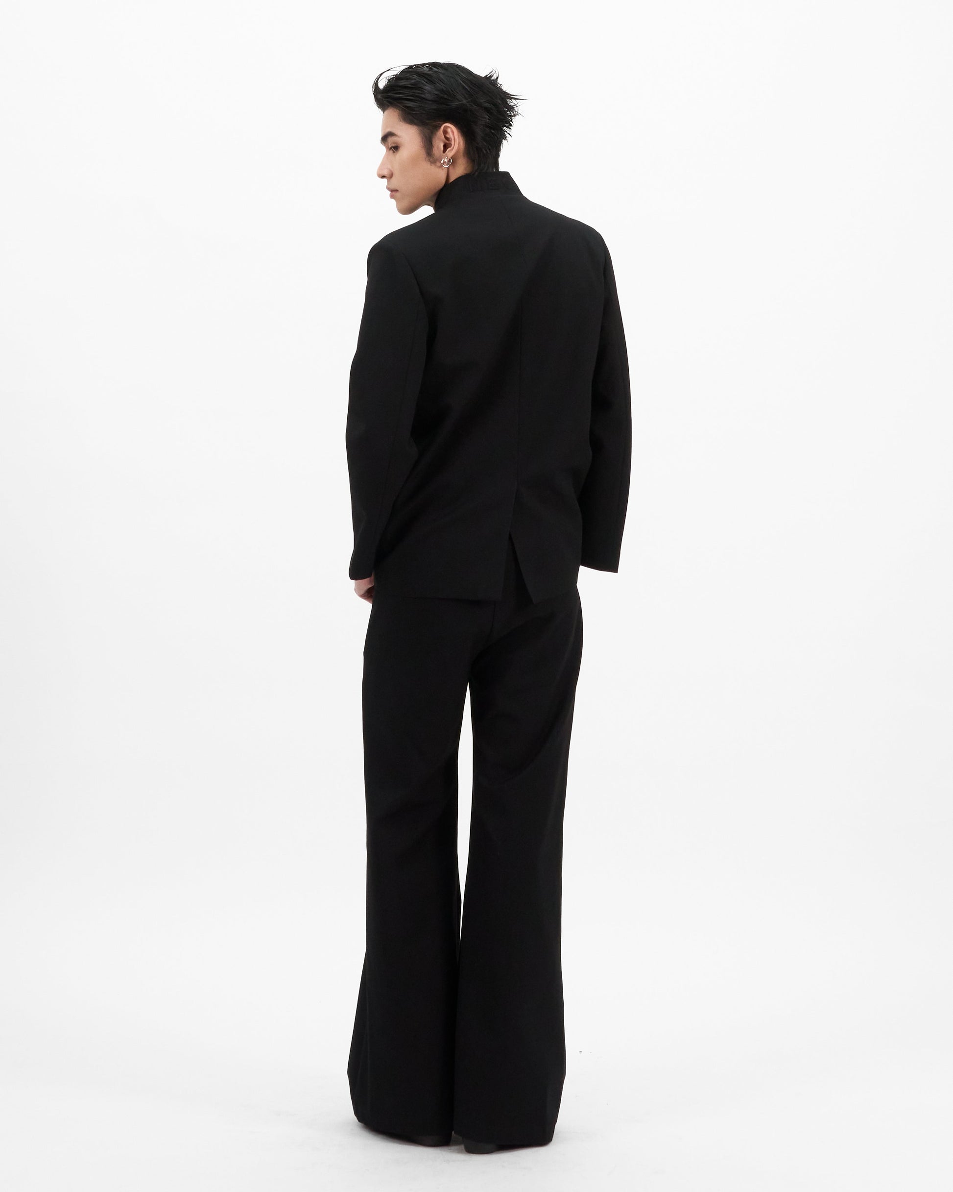 VOL.3_CH.1 Tailored Trousers - Black - BEV C multi label store