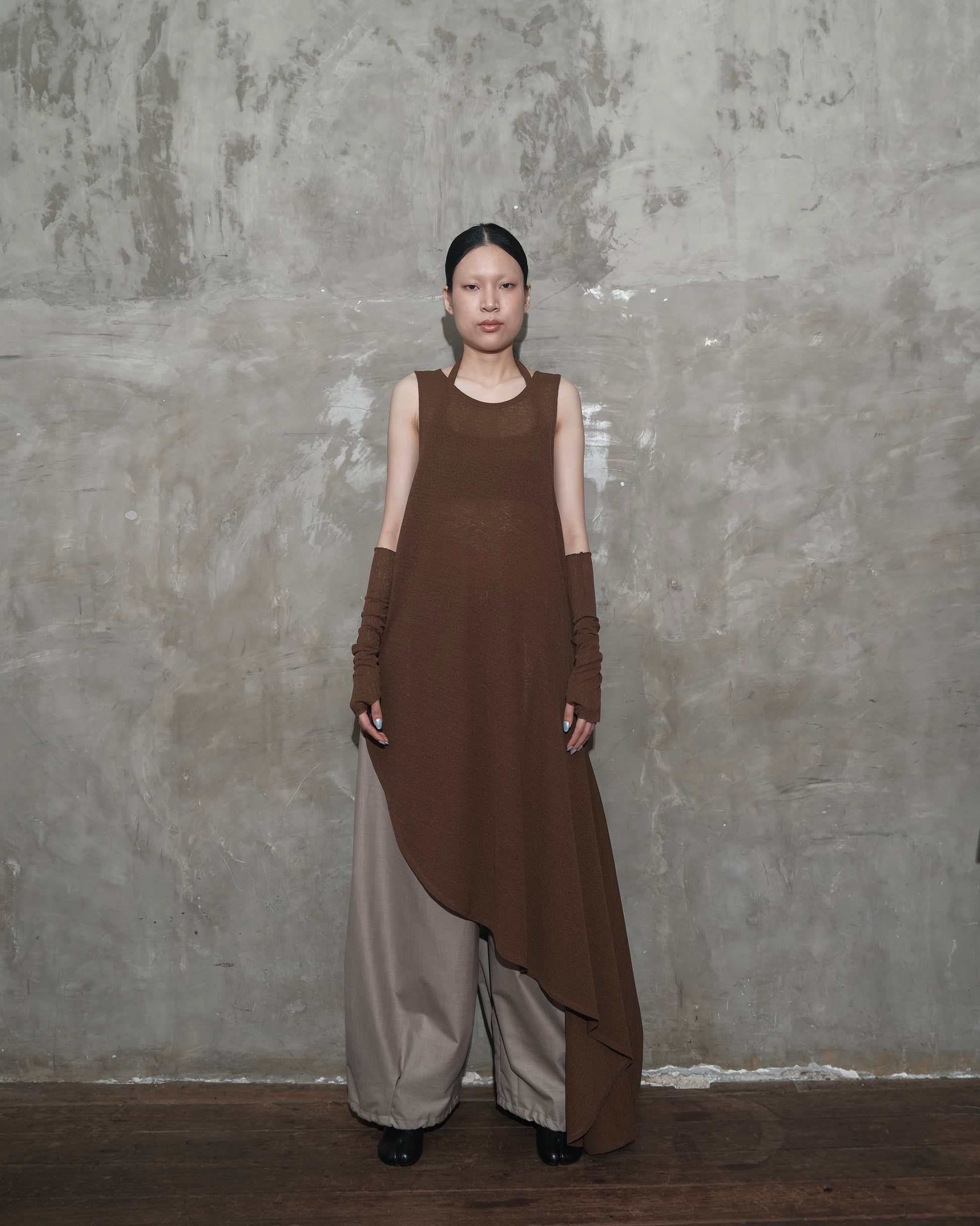U Dress in Dark Brown - BEV C multi label store