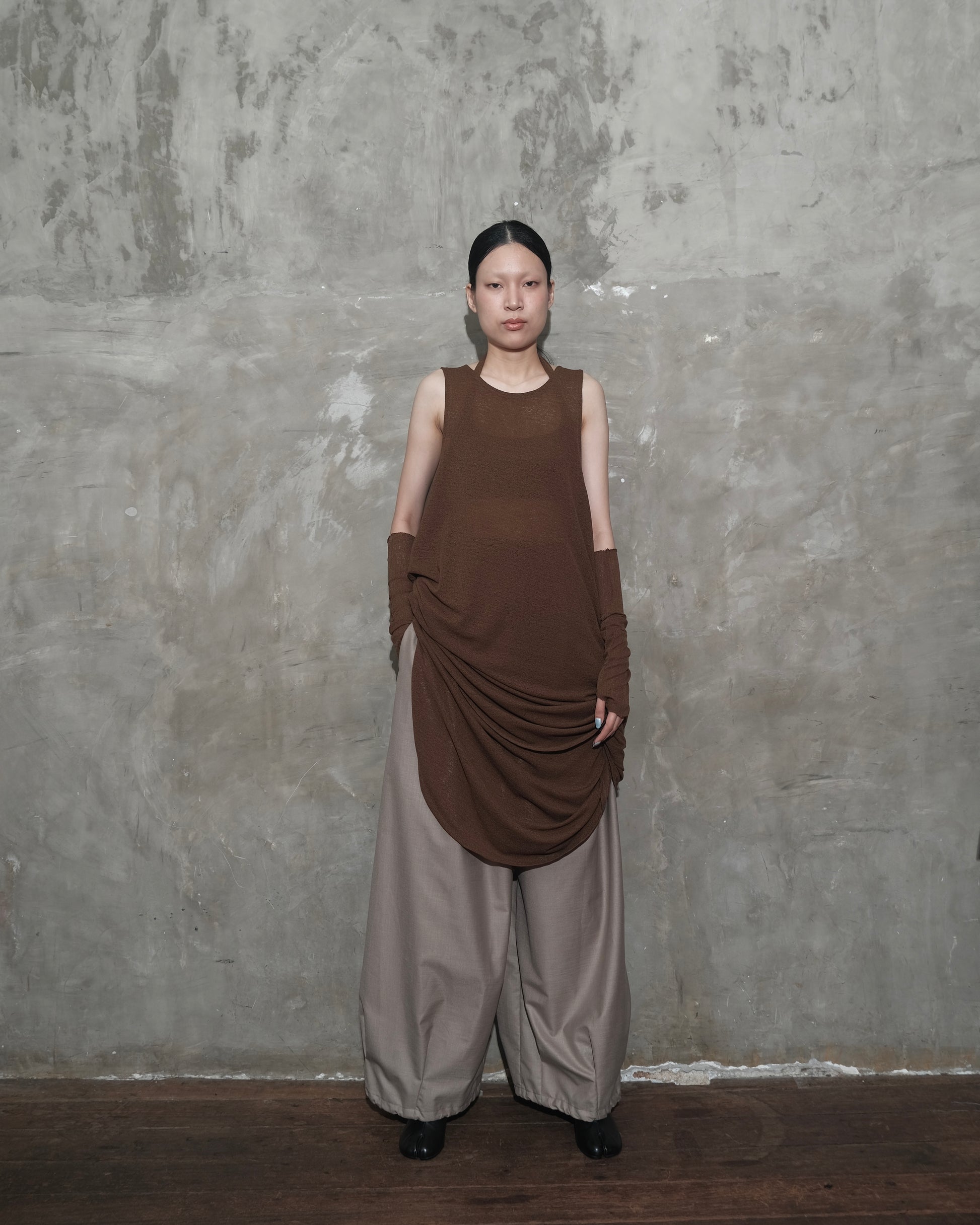 U Dress in Dark Brown - BEV C multi label store