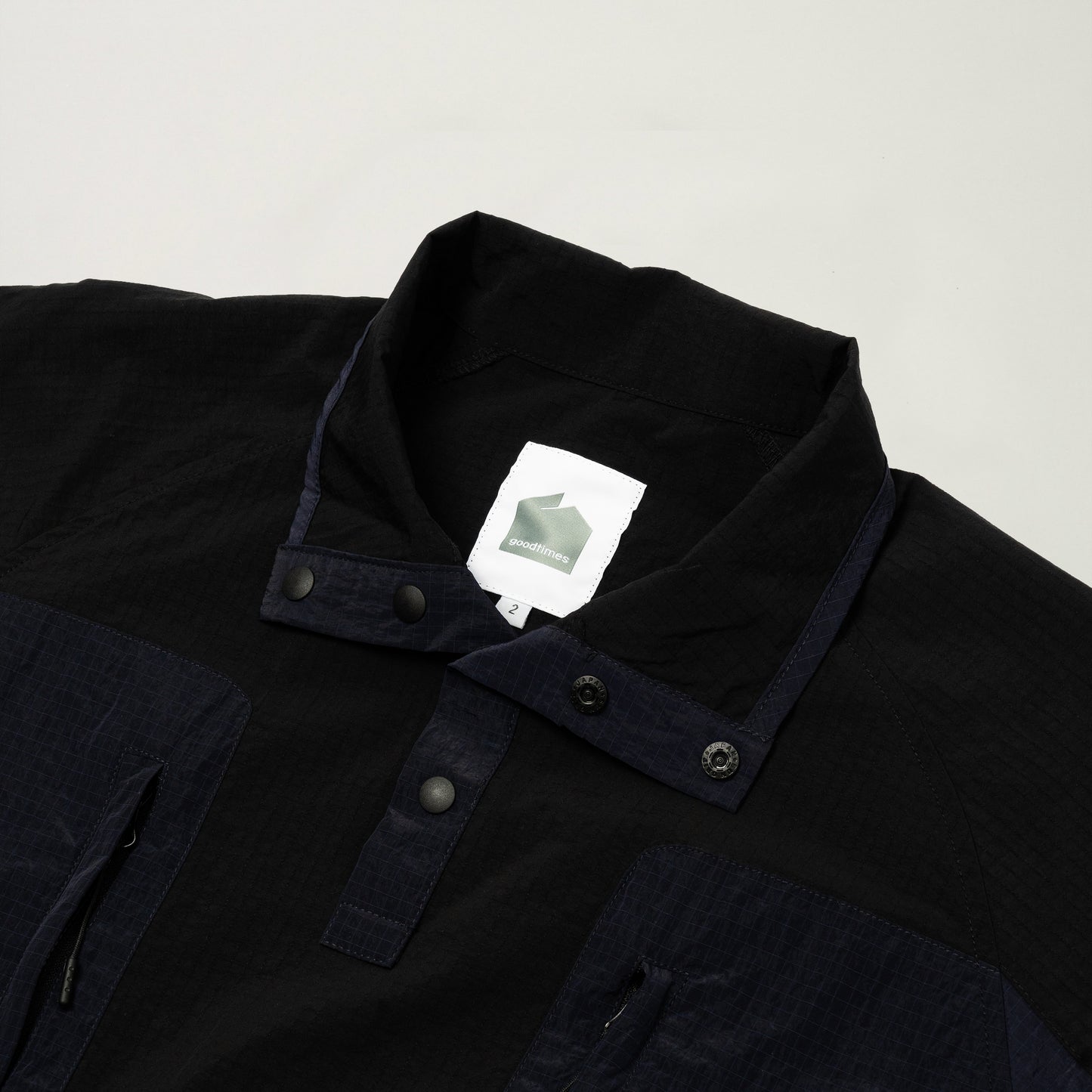 Half Snap Pullover Jacket (Midnight) - BEV C multi label store