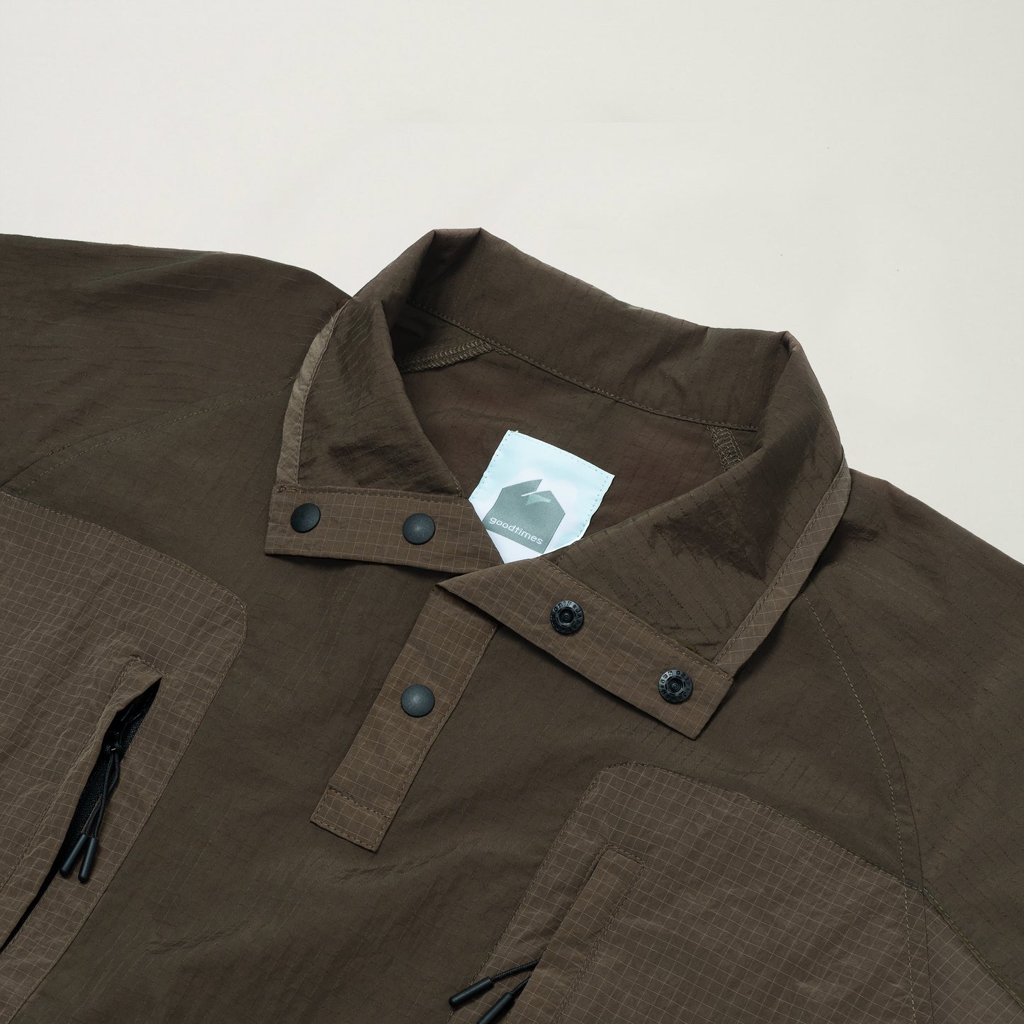 Half Snap Pullover Jacket (Umber) - BEV C multi label store