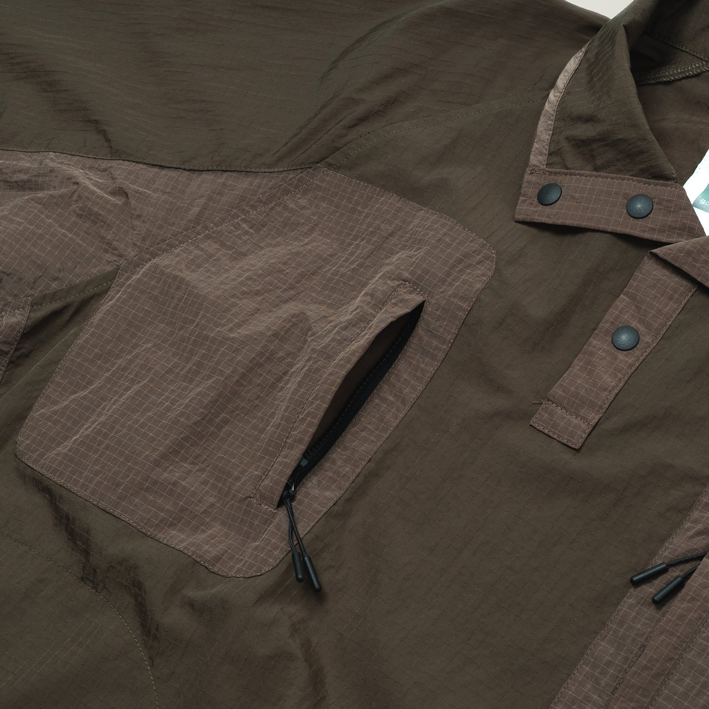 Half Snap Pullover Jacket (Umber) - BEV C multi label store