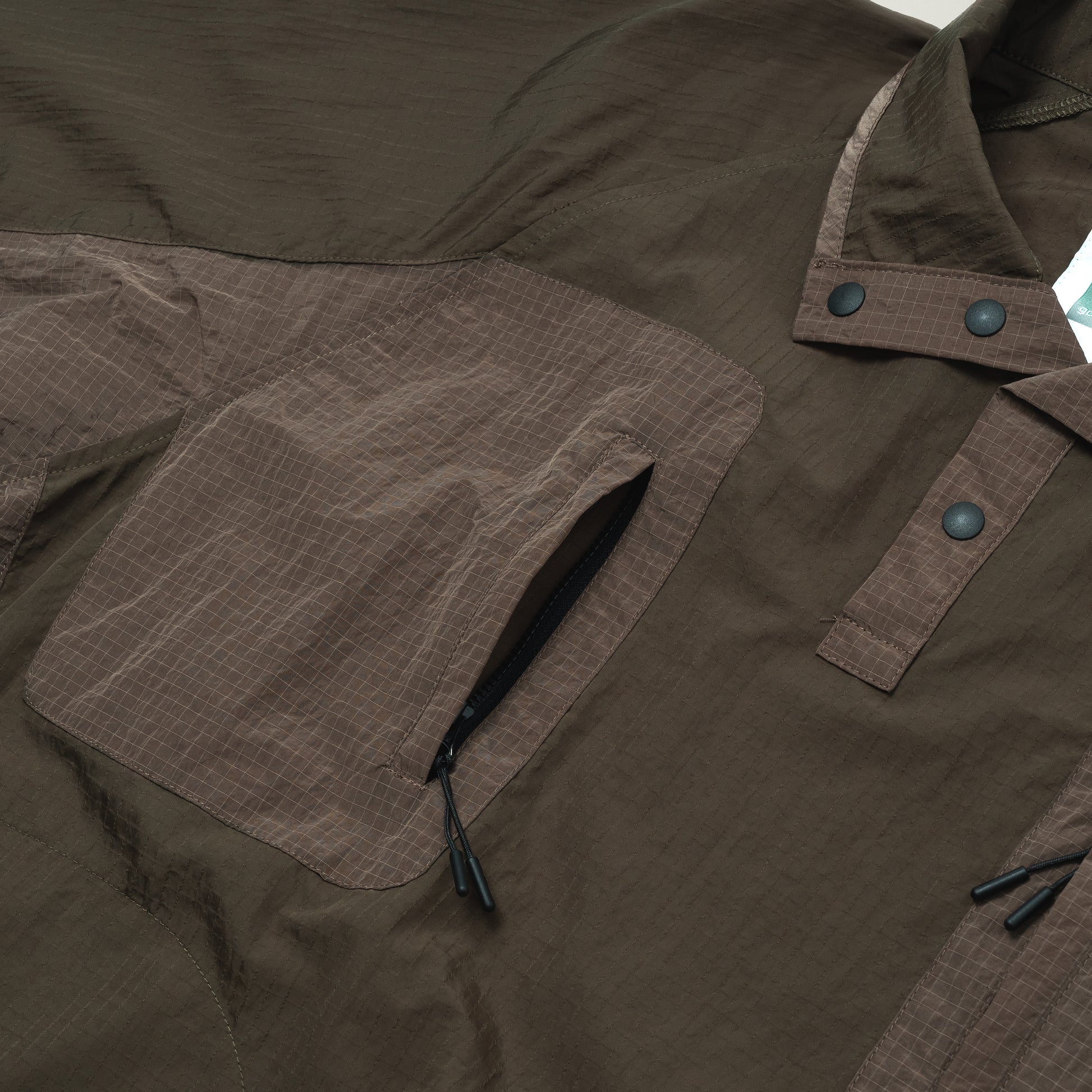 Half Snap Pullover Jacket (Umber) - BEV C multi label store