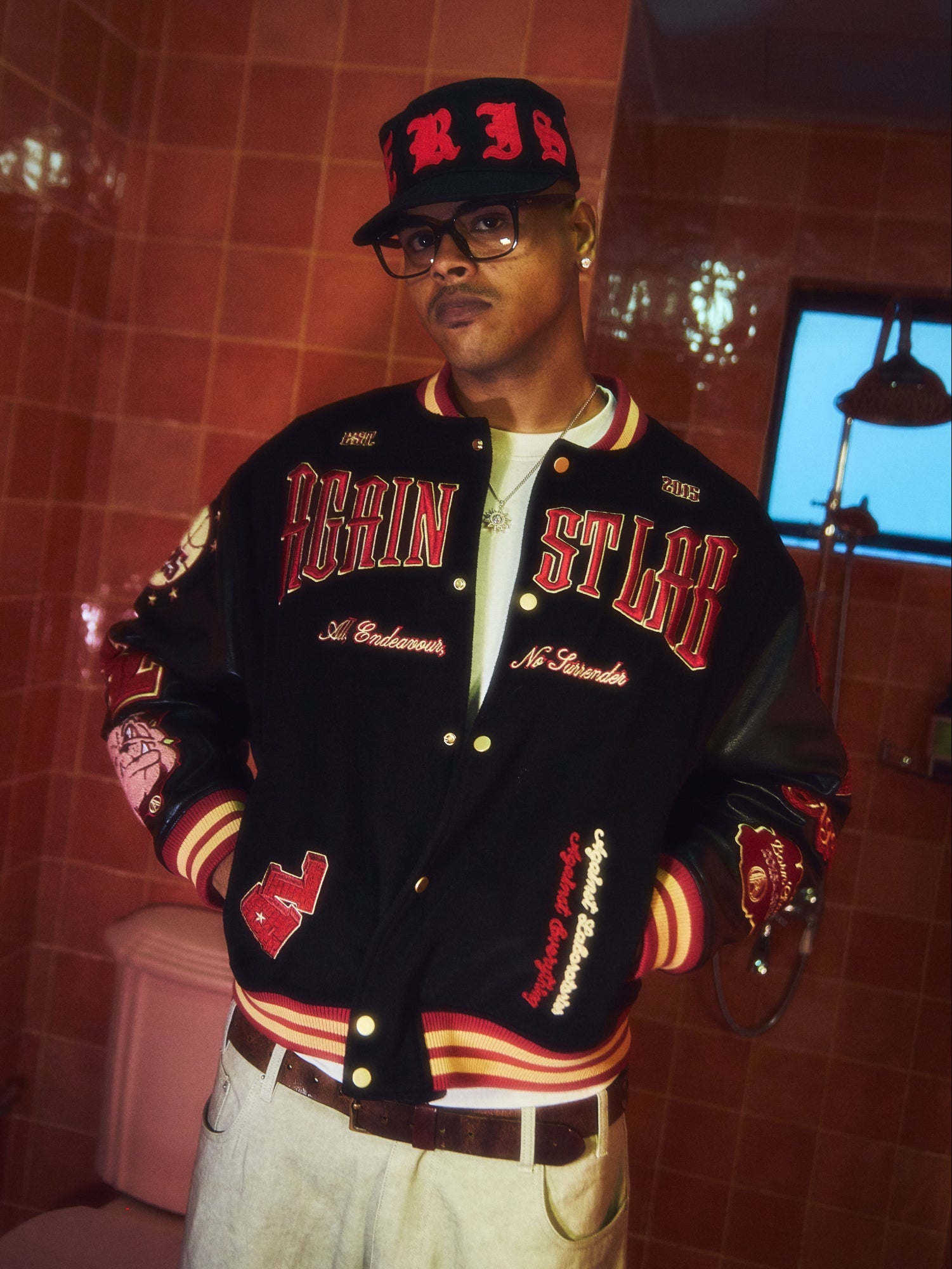 BIG BULLY VARSITY JACKET - BEV C multi label store