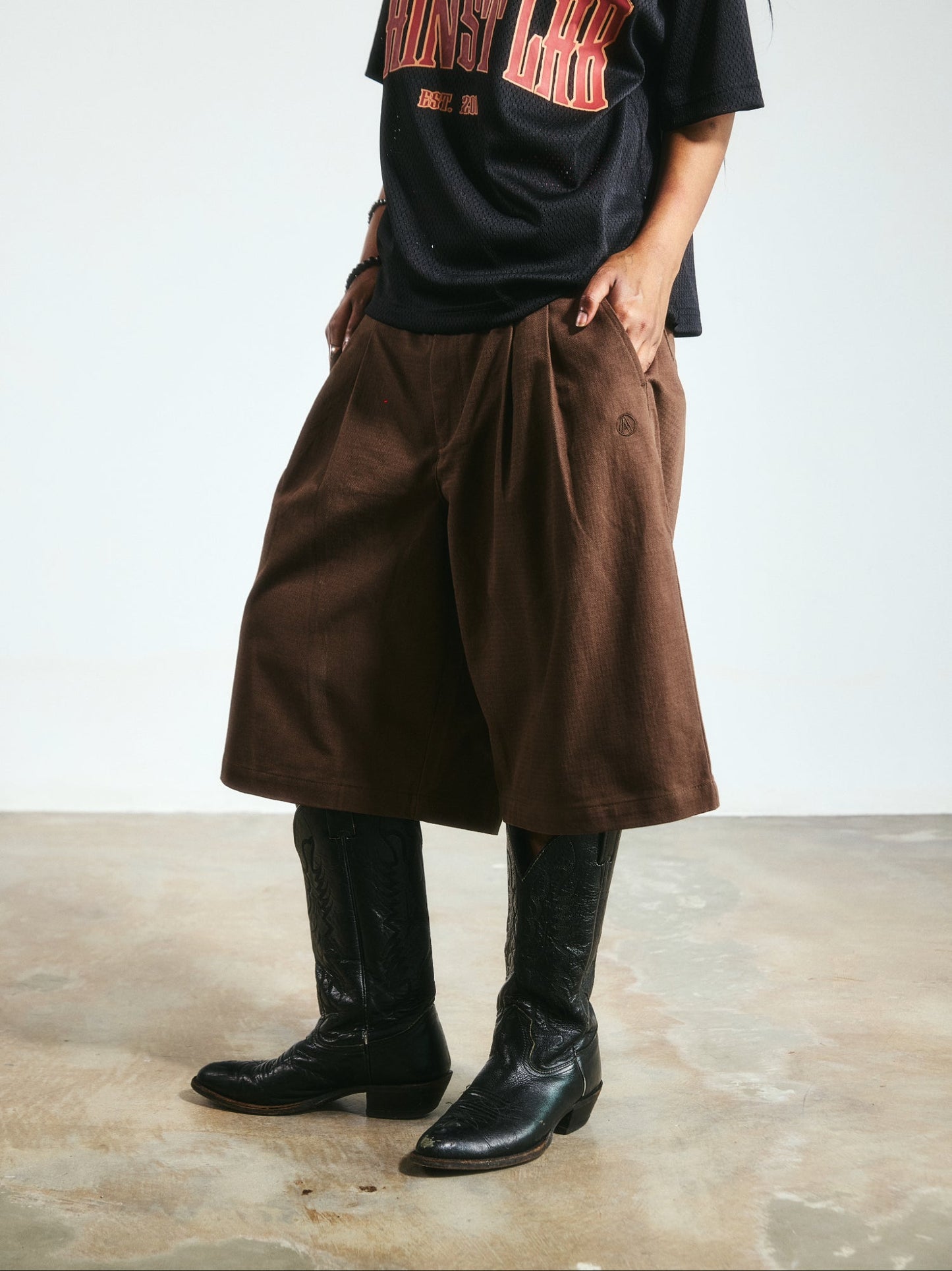 BERMUDA MONEY SHORTS - BEV C multi label store