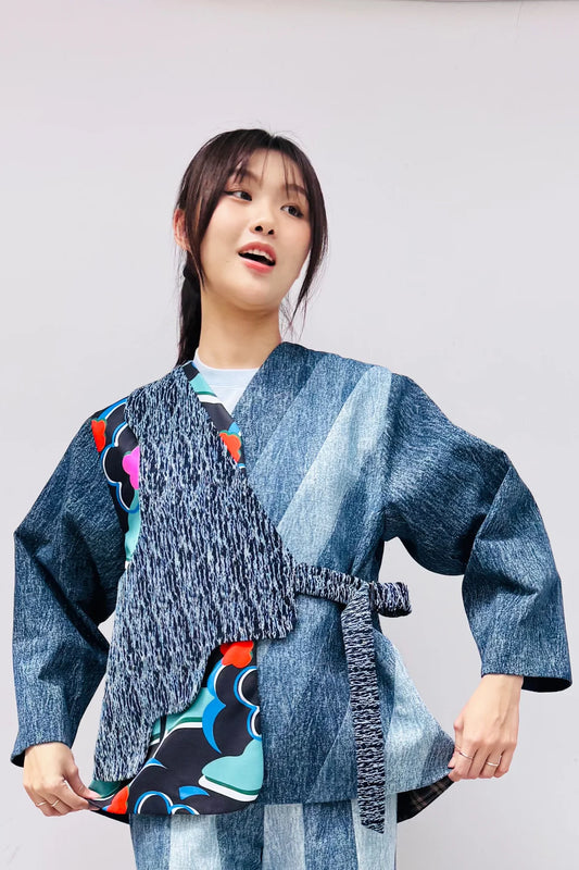 S20 JK01 || I'M NOT SHY OVERSIZED JACKET - BEV C multi label store