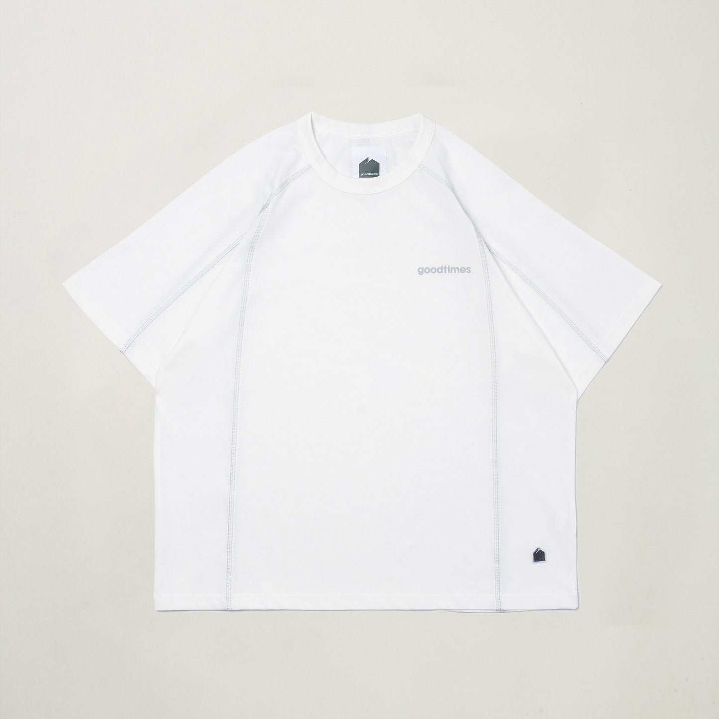 Splice Tee (Ivory) - BEV C multi label store
