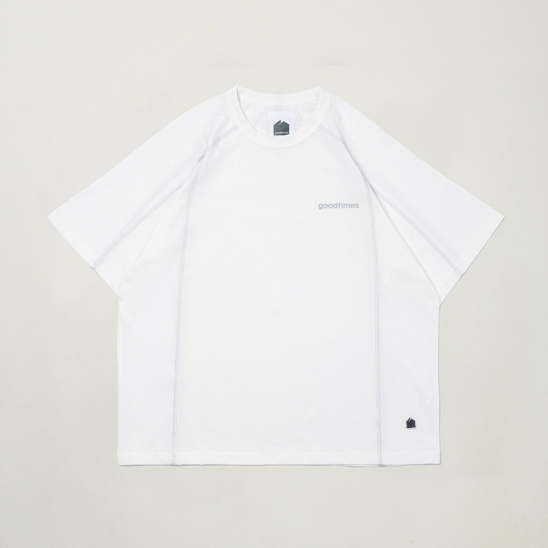 Splice Tee (Ivory) - BEV C multi label store