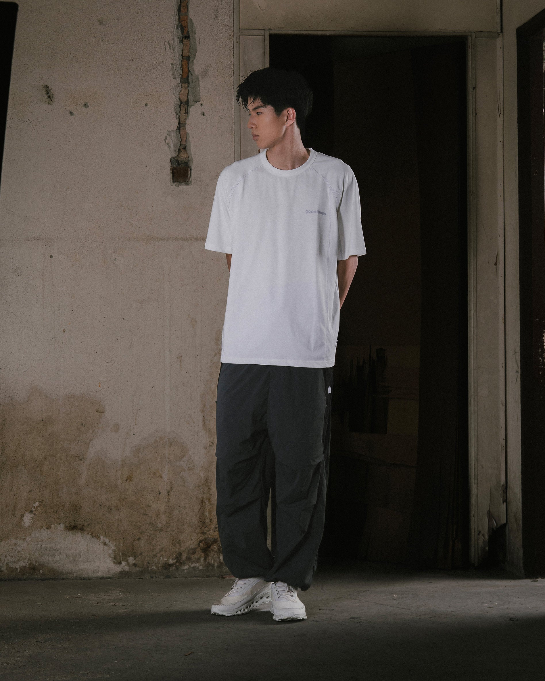 Splice Tee (Ivory) - BEV C multi label store