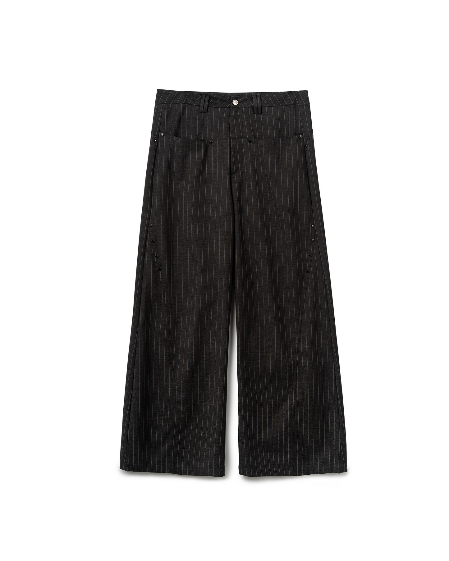 N E O VOL.2_CH.2 PINSTRIPE TROUSERS - DARK GREY - BEV C multi label store