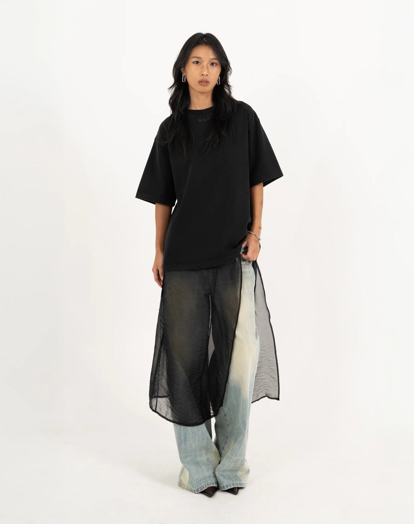 N E O VOL.2_CH.1 NIRMECCA OVERSIZE TEE - BEV C multi label store