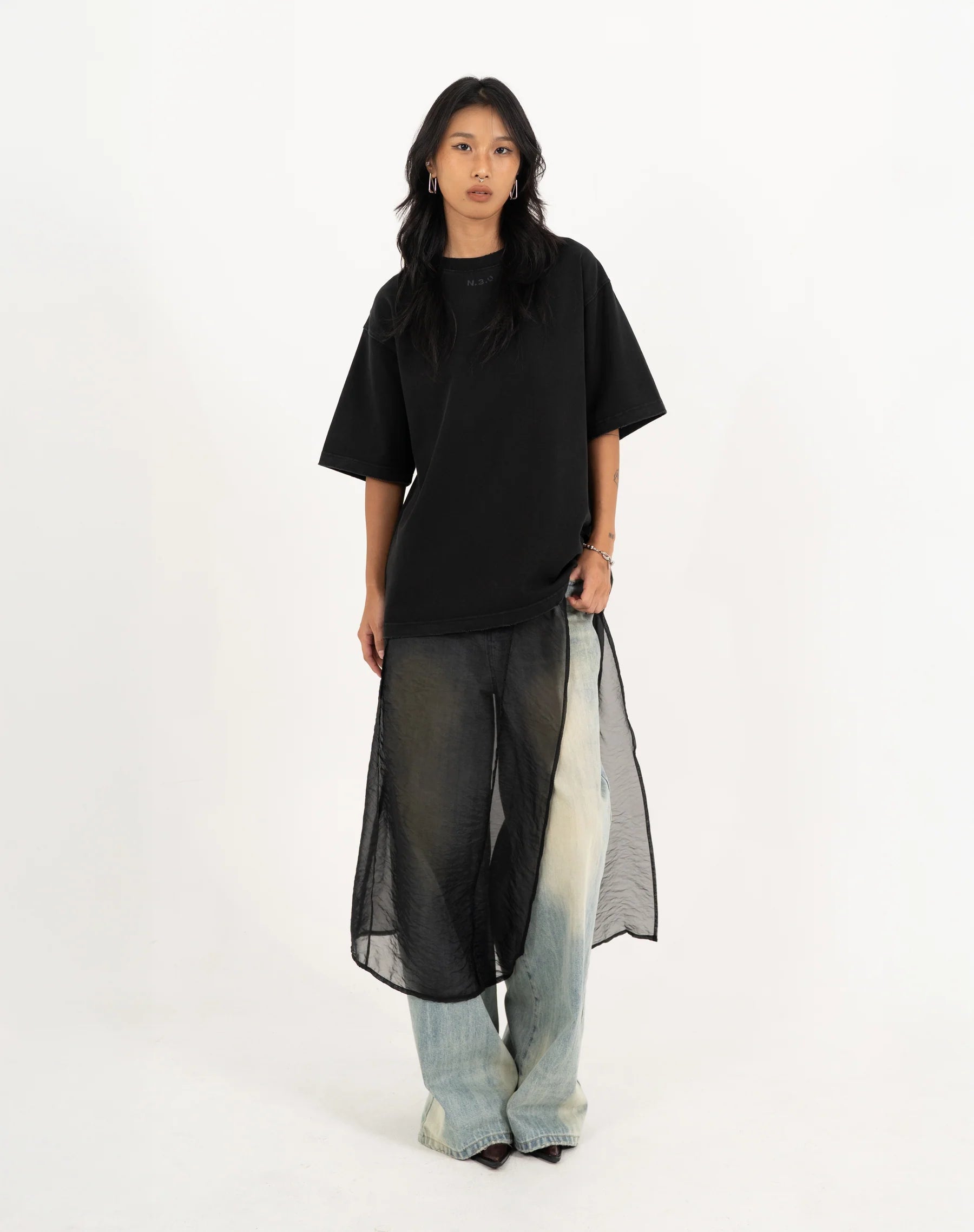 N E O VOL.2_CH.1 NIRMECCA OVERSIZE TEE - BEV C multi label store