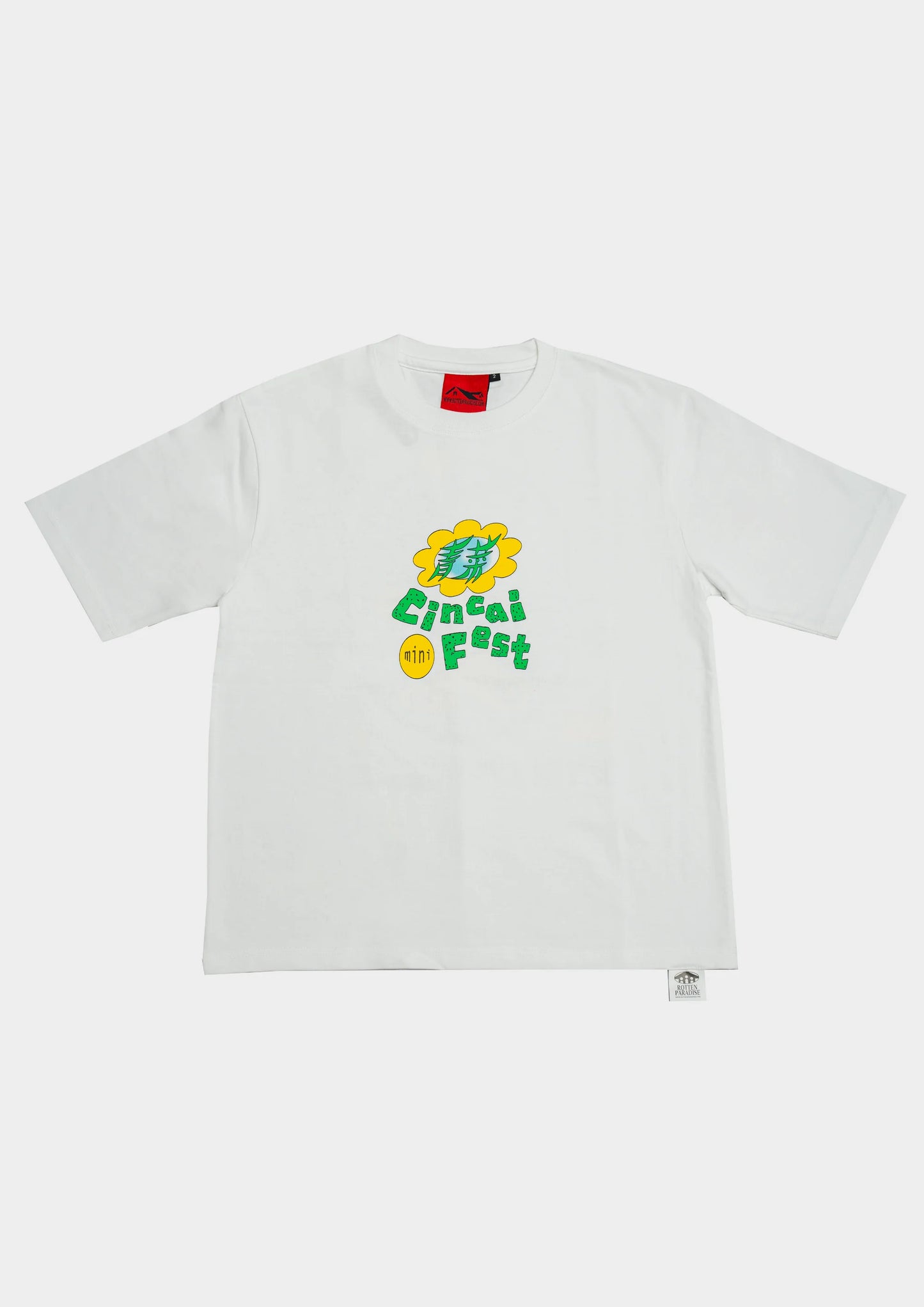 CINCAI LOGO TEE IN WHITE - BEV C multi label store