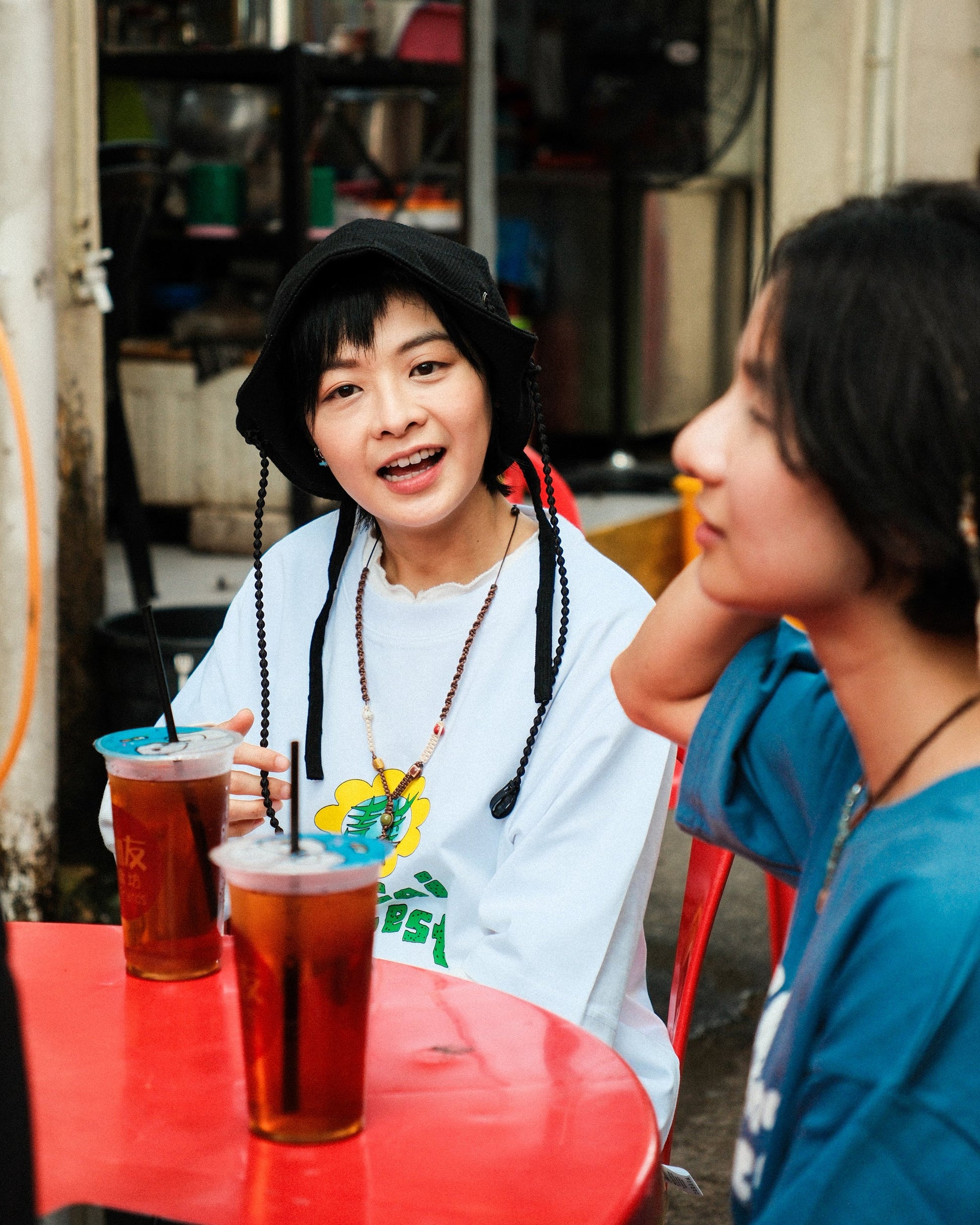 CINCAI LOGO TEE IN WHITE - BEV C multi label store