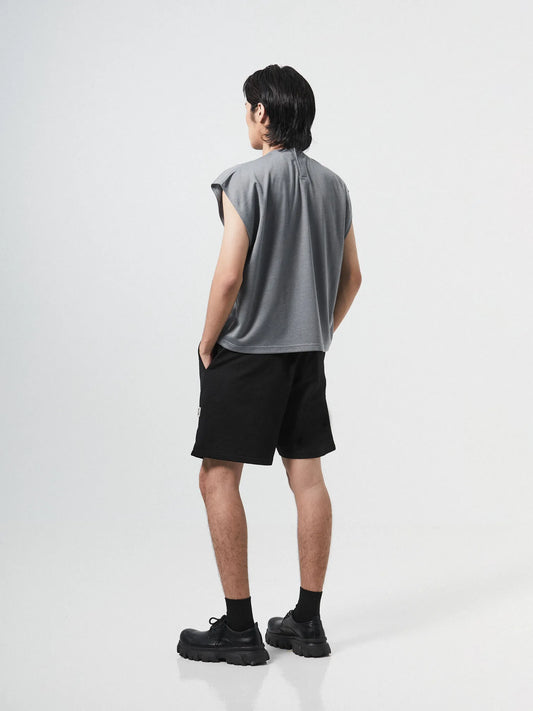 ORDINARY CAP SLEEVE TOP | GREY - BEV C multi label store