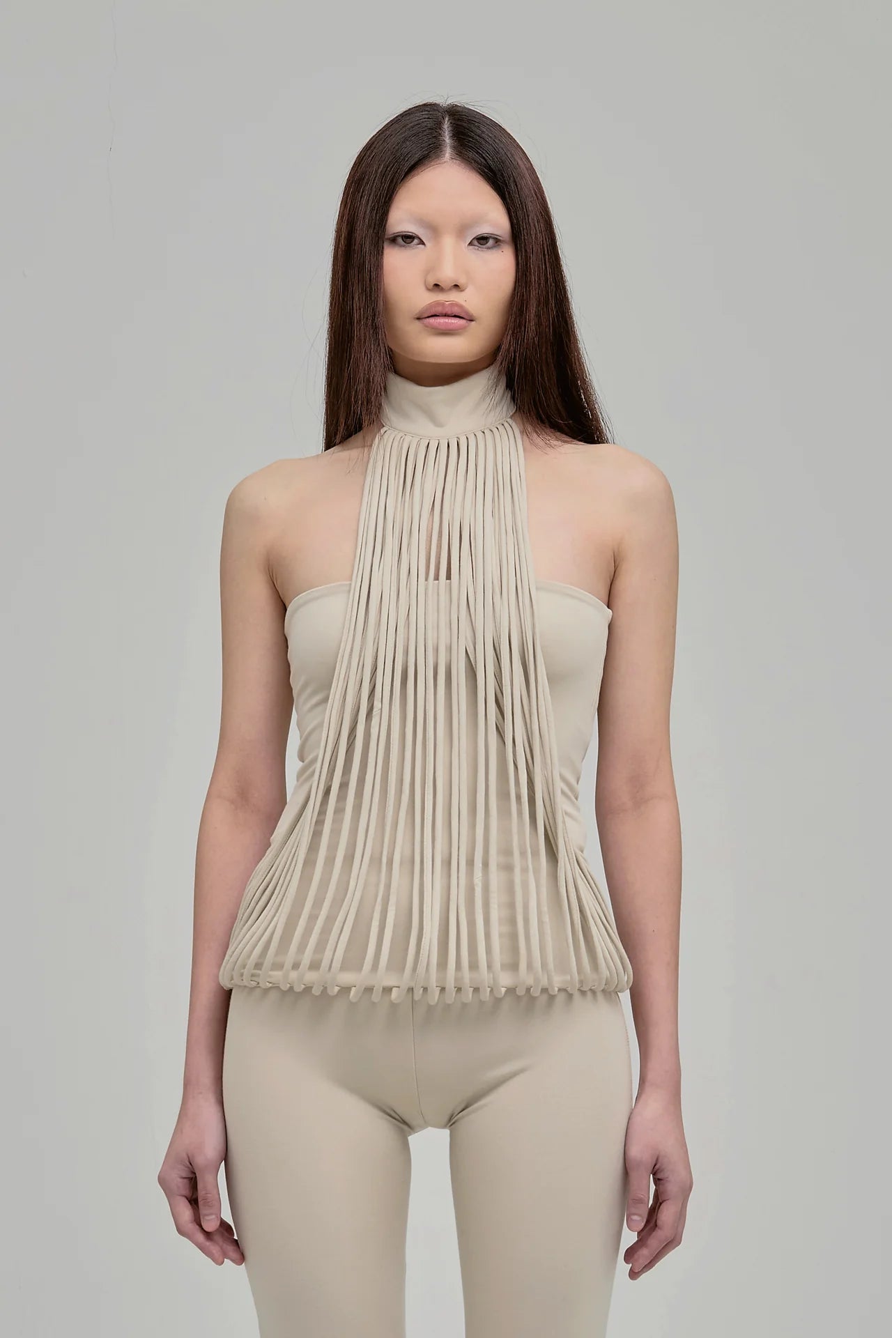 MIEN TOP BEIGE - BEV C multi label store