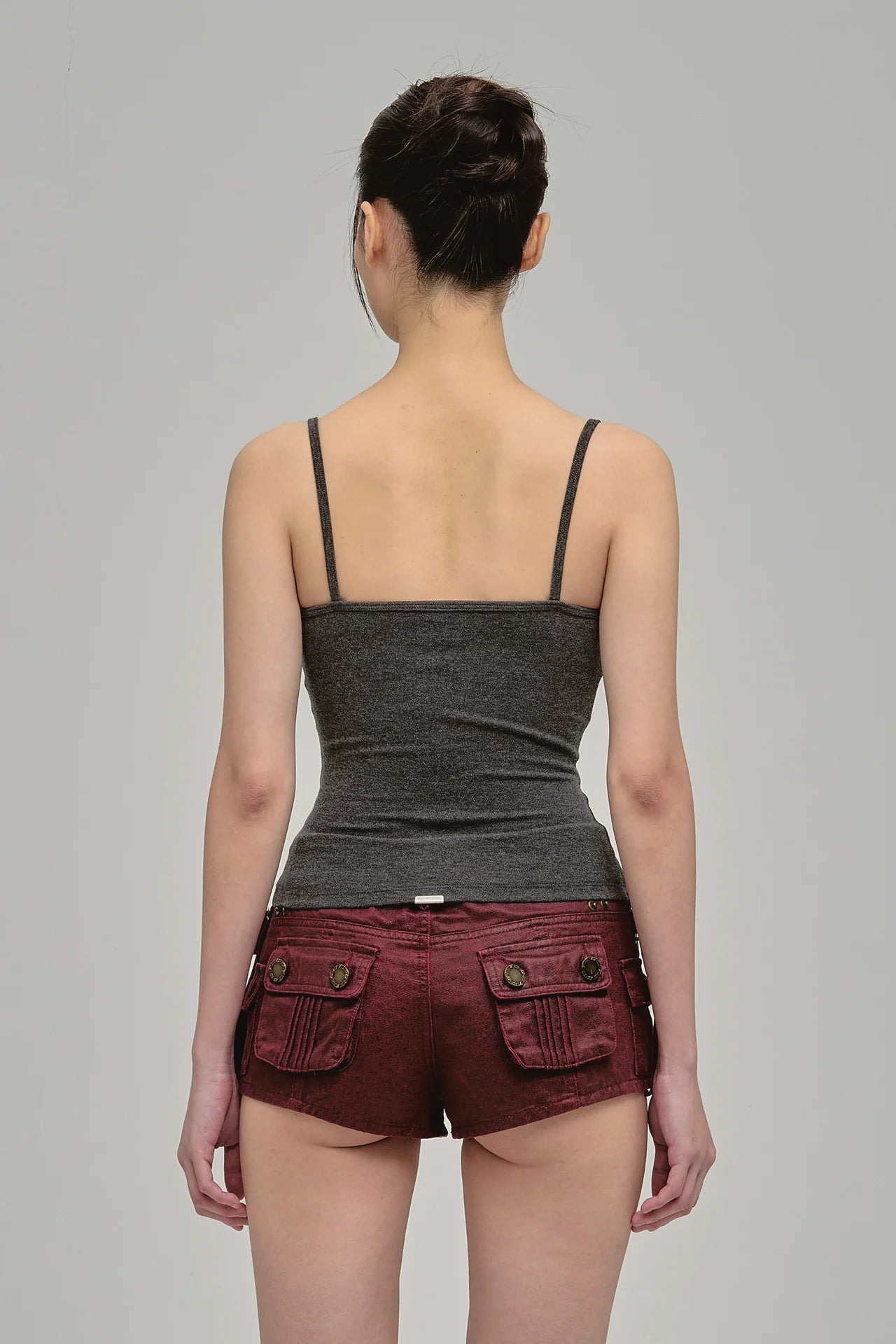 UTILITY SHORTS  MAROON - BEV C multi label store
