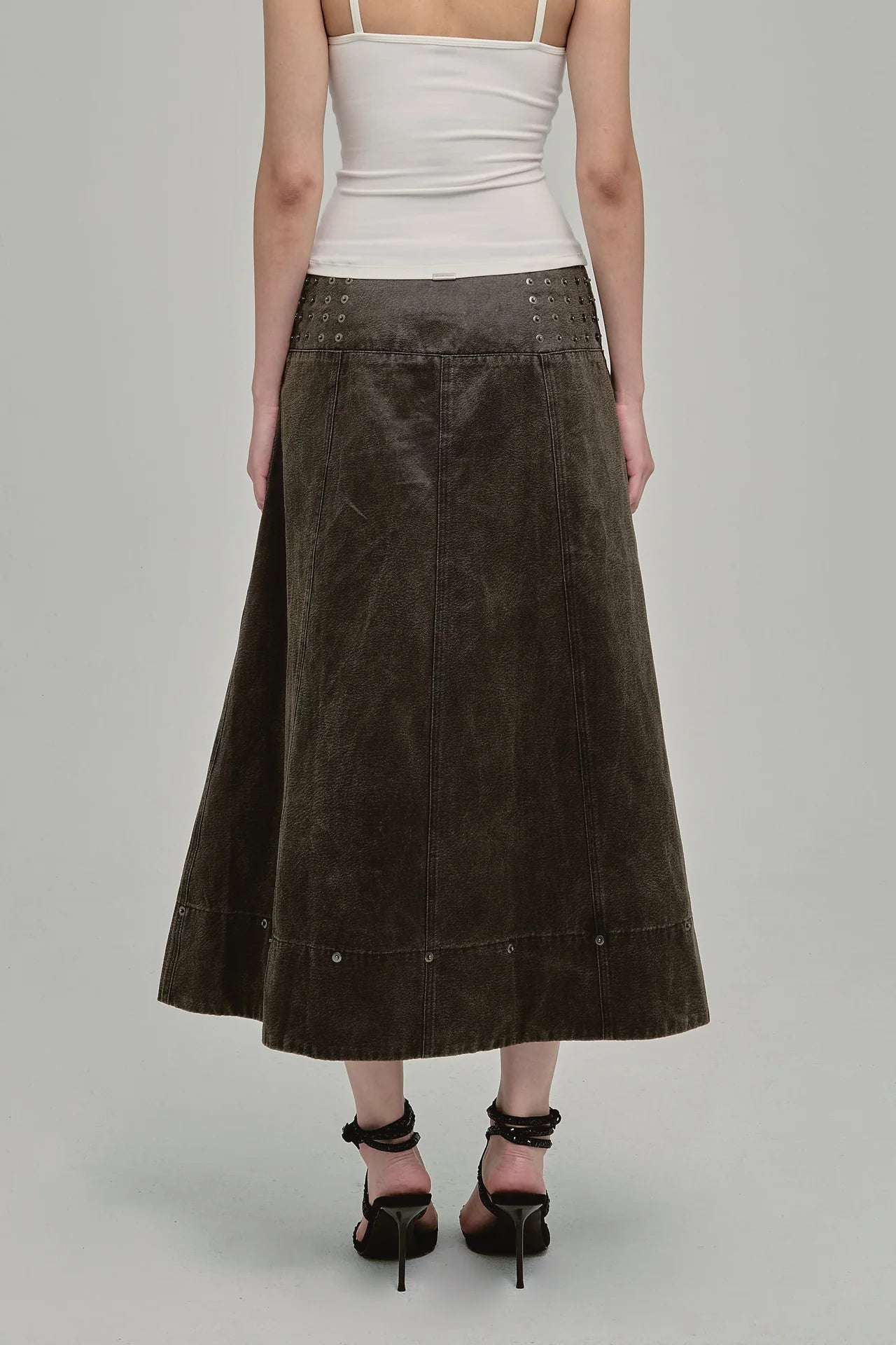 AMMO MAXI SKIRT COAL - BEV C multi label store