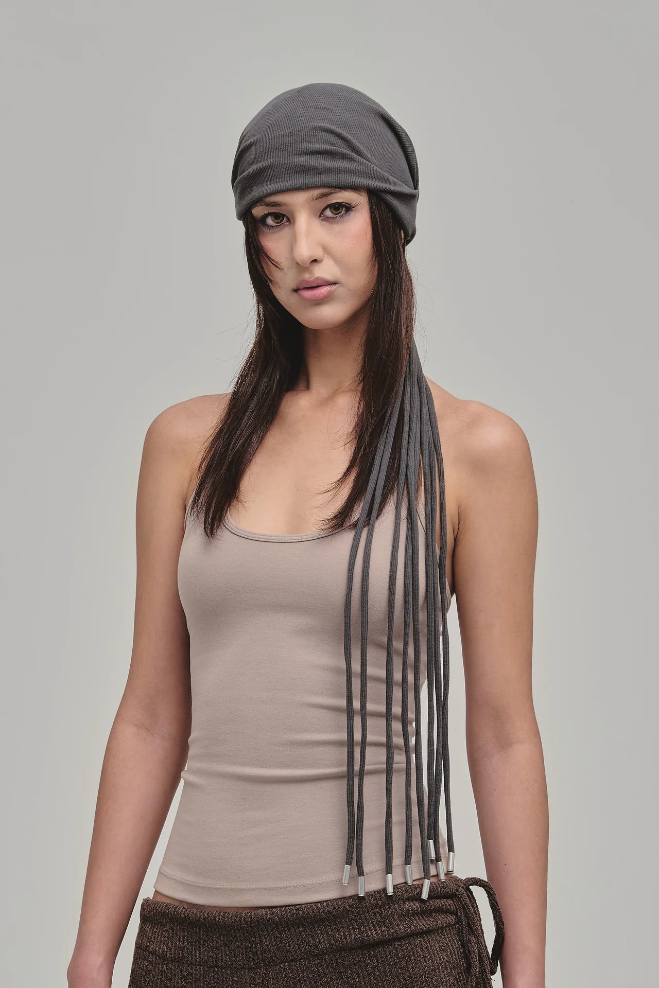 WHIP BEANIE GREY - BEV C multi label store