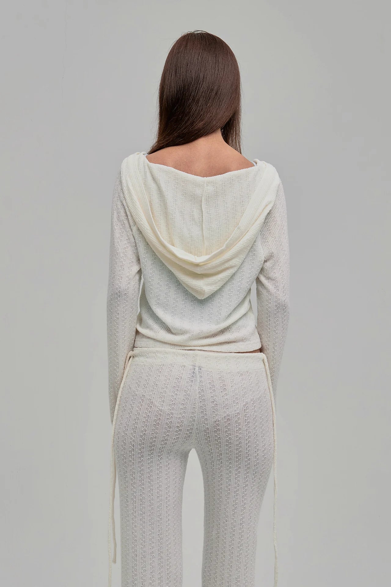 DAZED KNIT HOODIE CREAM - BEV C multi label store