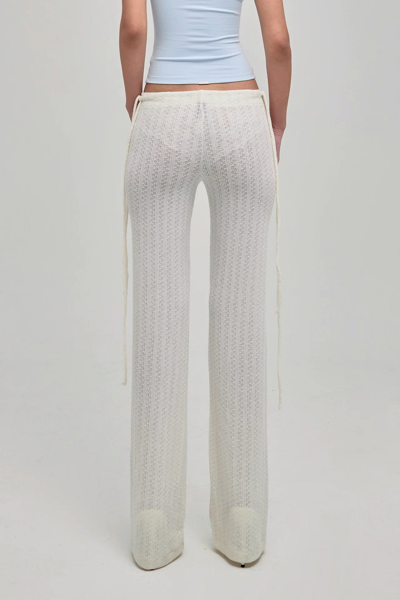 DAZED KNIT PANTS CREAM - BEV C multi label store