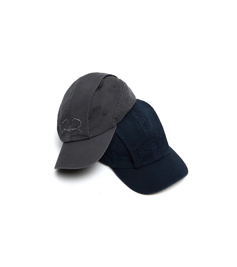 Washed Grey - Dst. Split Cap - BEV C multi label store