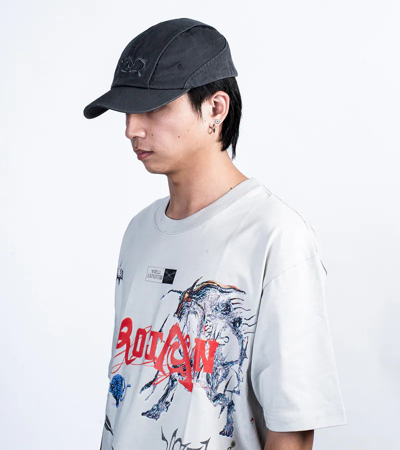 Washed Grey - Dst. Split Cap - BEV C multi label store