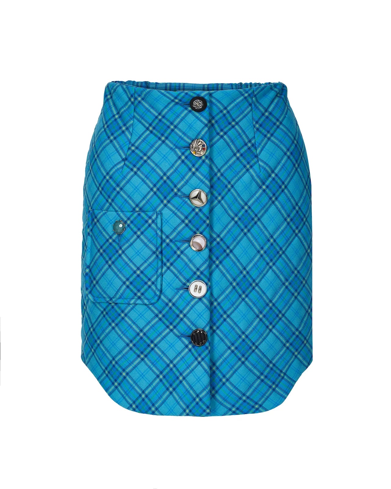 Powerpuff Skirt (Water Blue) - BEV C multi label store