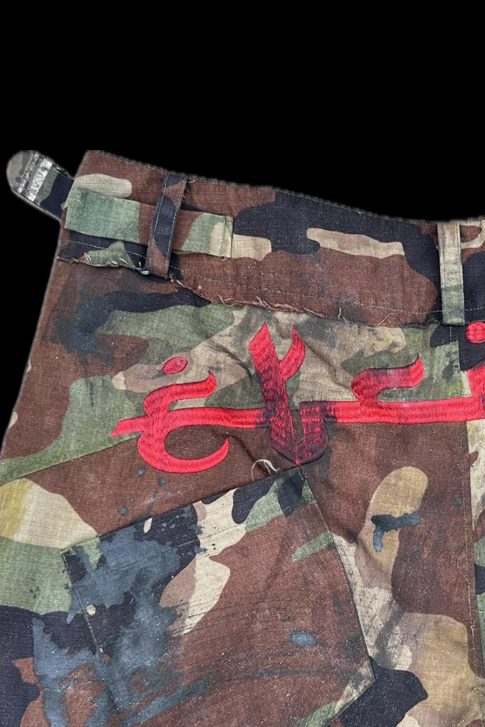 HELLS ANGELS DIRT CAMO PANT - BEV C multi label store