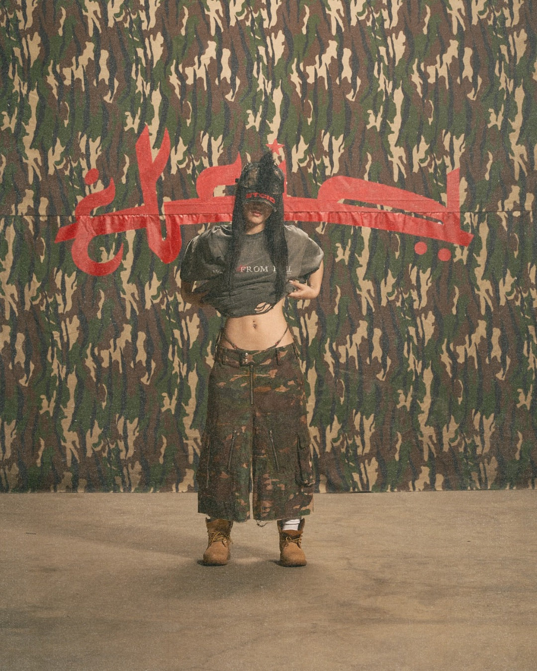 HELLS ANGELS DIRT CAMO PANT - BEV C multi label store