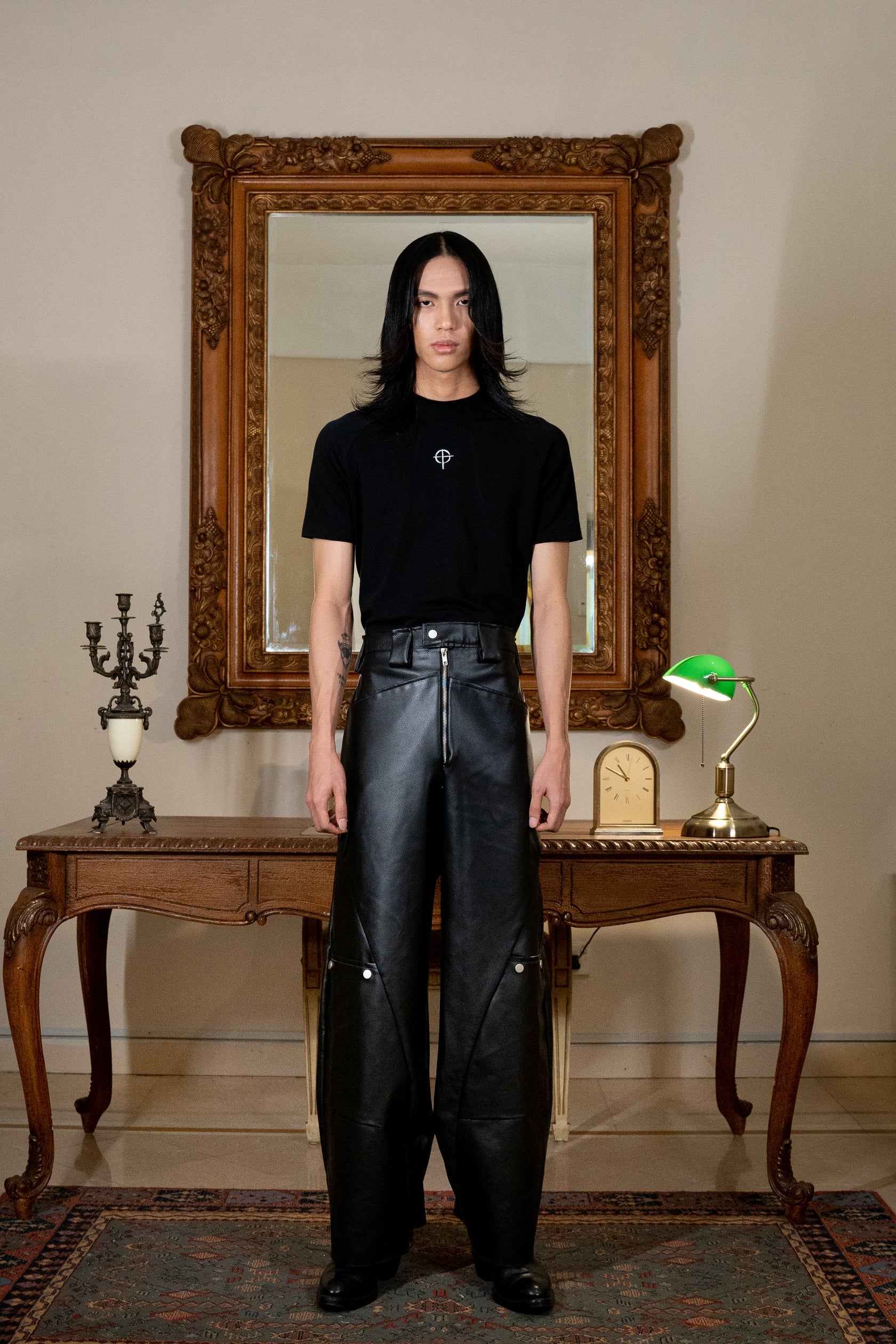 RHITTA AXE LEATHER PANTS - BEV C multi label store
