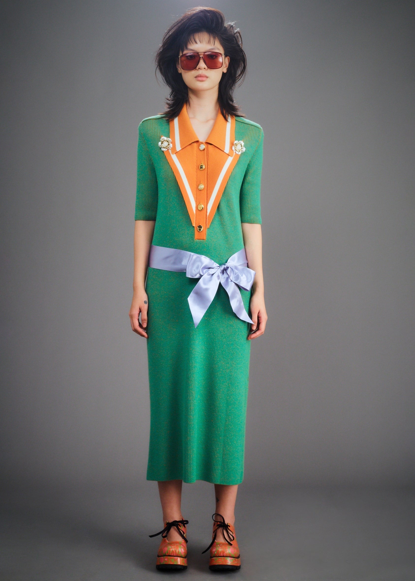 Mary Lou (Pine Green & Burnt Orange) - BEV C multi label store