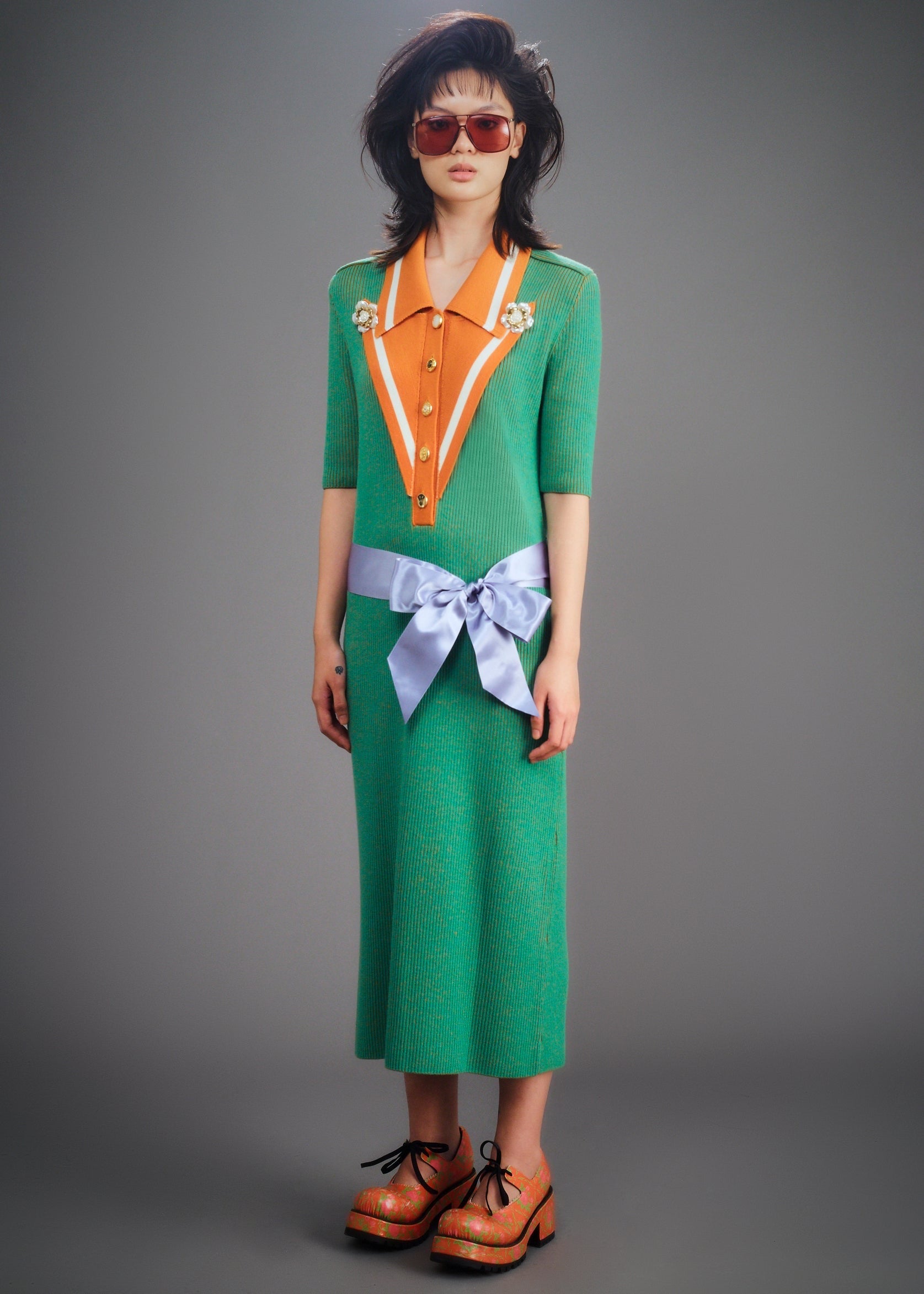 Mary Lou (Pine Green & Burnt Orange) - BEV C multi label store