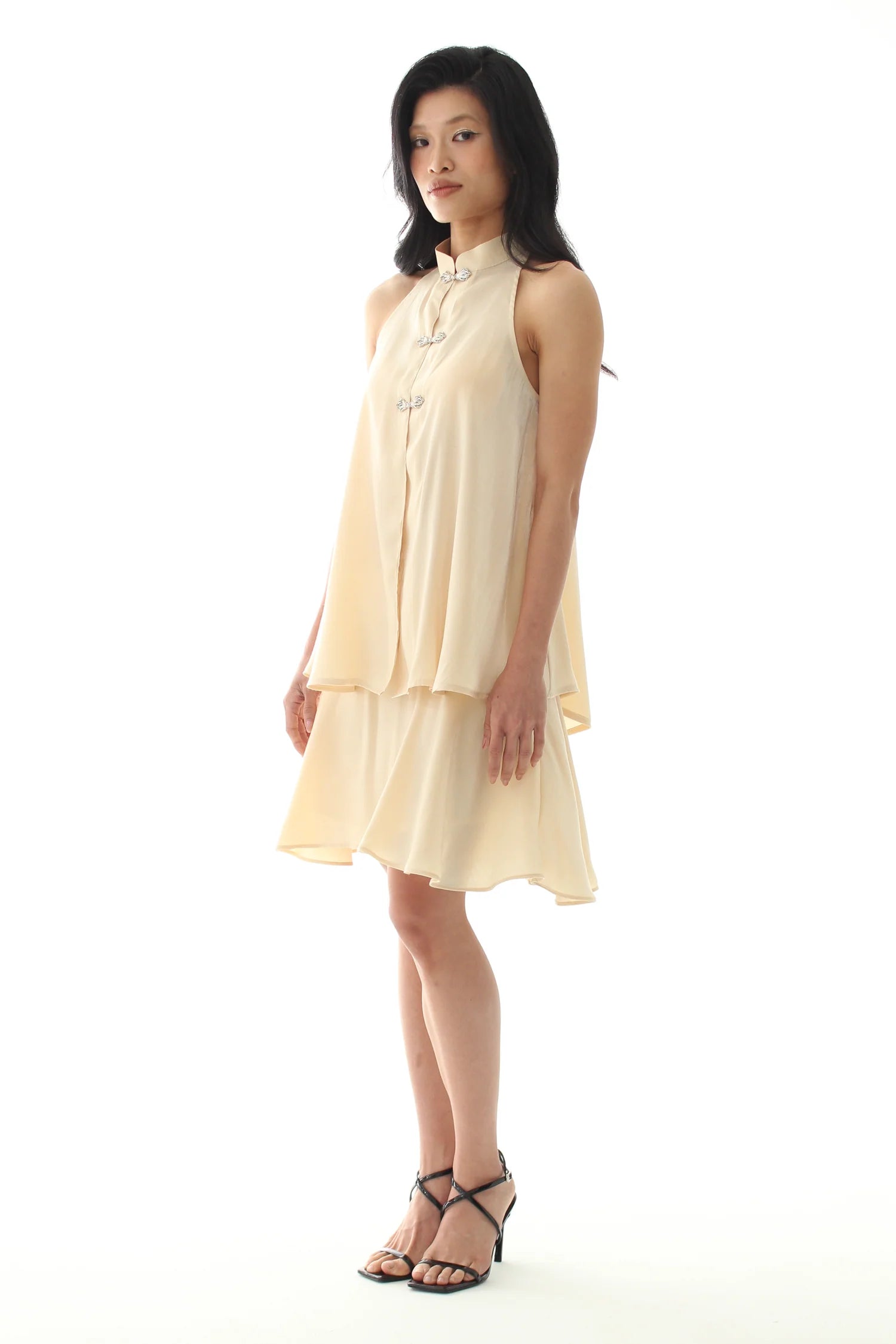 Fitted Midi Skirt - CHAMPAGNE - BEV C multi label store