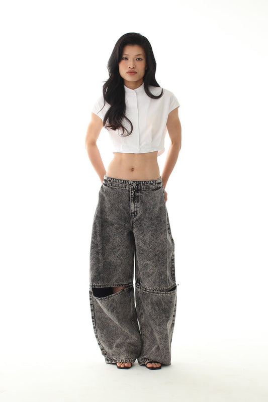 Tribute Jeans - Washed Grey - BEV C multi label store