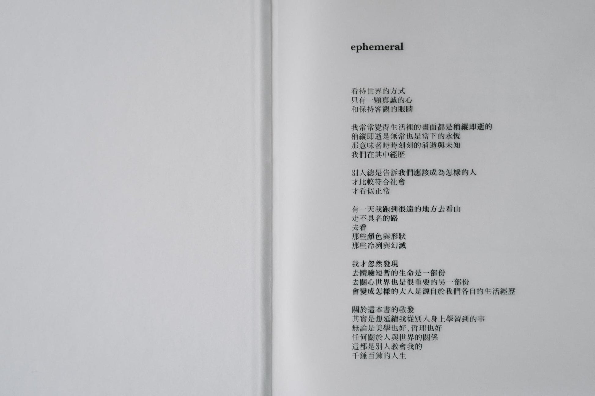 Ephemeral By Esther Chung - BEV C multi label store