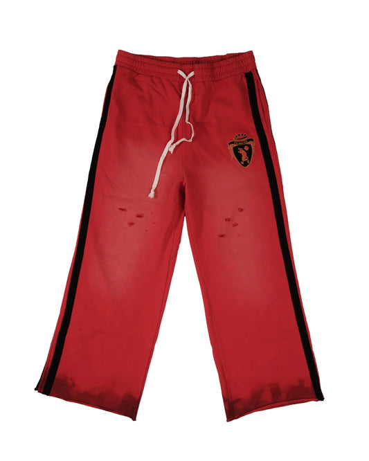 Faded Ruined Crimson Sweat Pants - BEV C multi label store