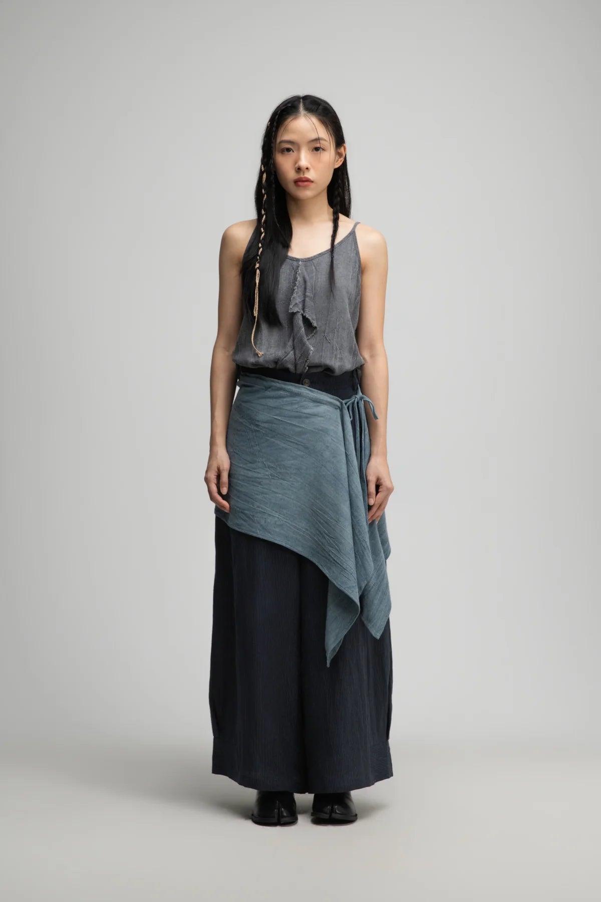 Short Pareo Drape (Tie Dye Teal) - BEV C multi label store