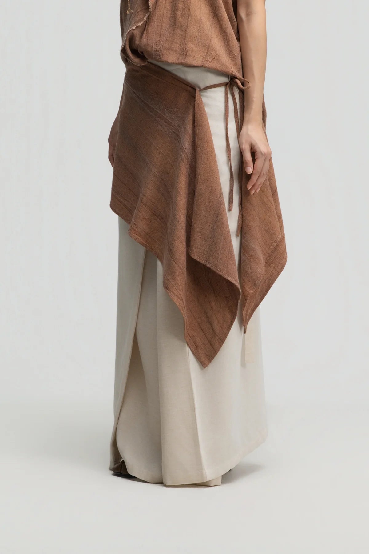 Short Pareo Drape (Tie Dye Rust) - BEV C multi label store