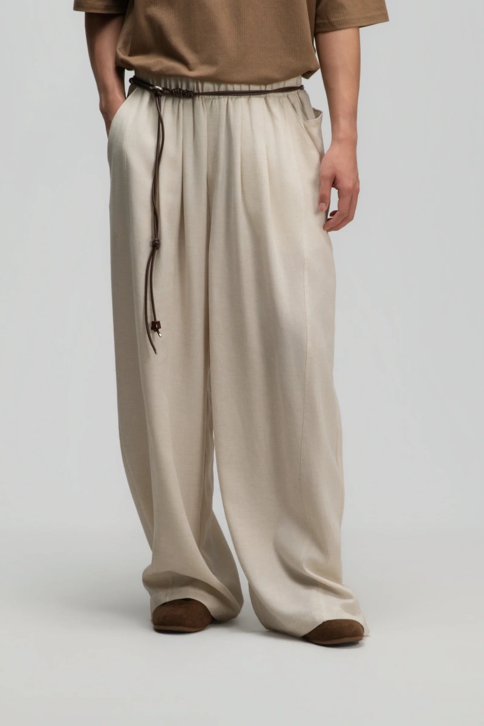 Gender Neutral Convertible Wear Long Pants 2.0 (Off White) - BEV C multi label store