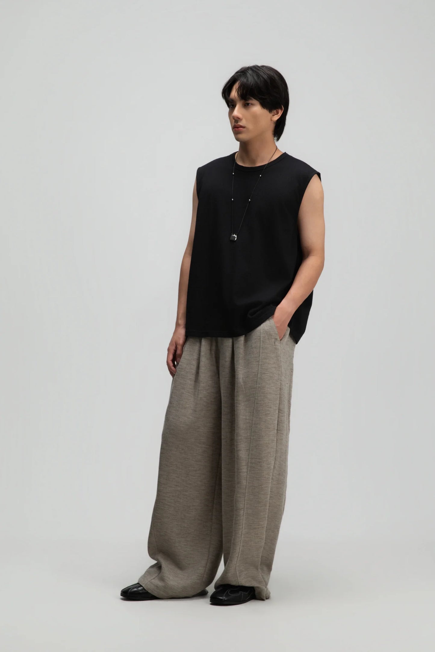 Gender Neutral Convertible Wear Long Pants 2.0 (Dark Oat)