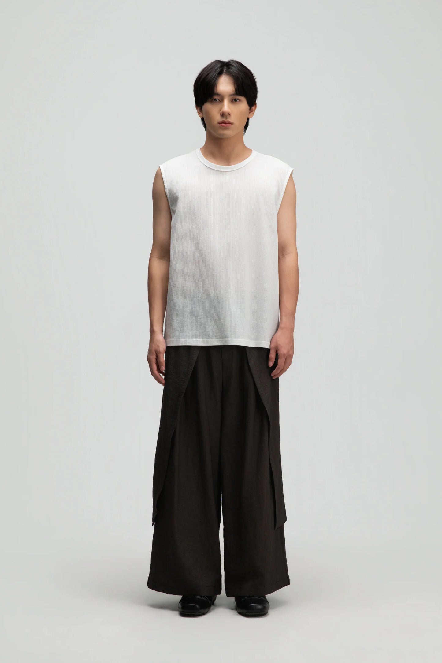 Gender Neutral Panel Cover Long Pants (Dark Grey) - BEV C multi label store
